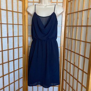 F21 | Strappy Navy Blue Sundress | Size S